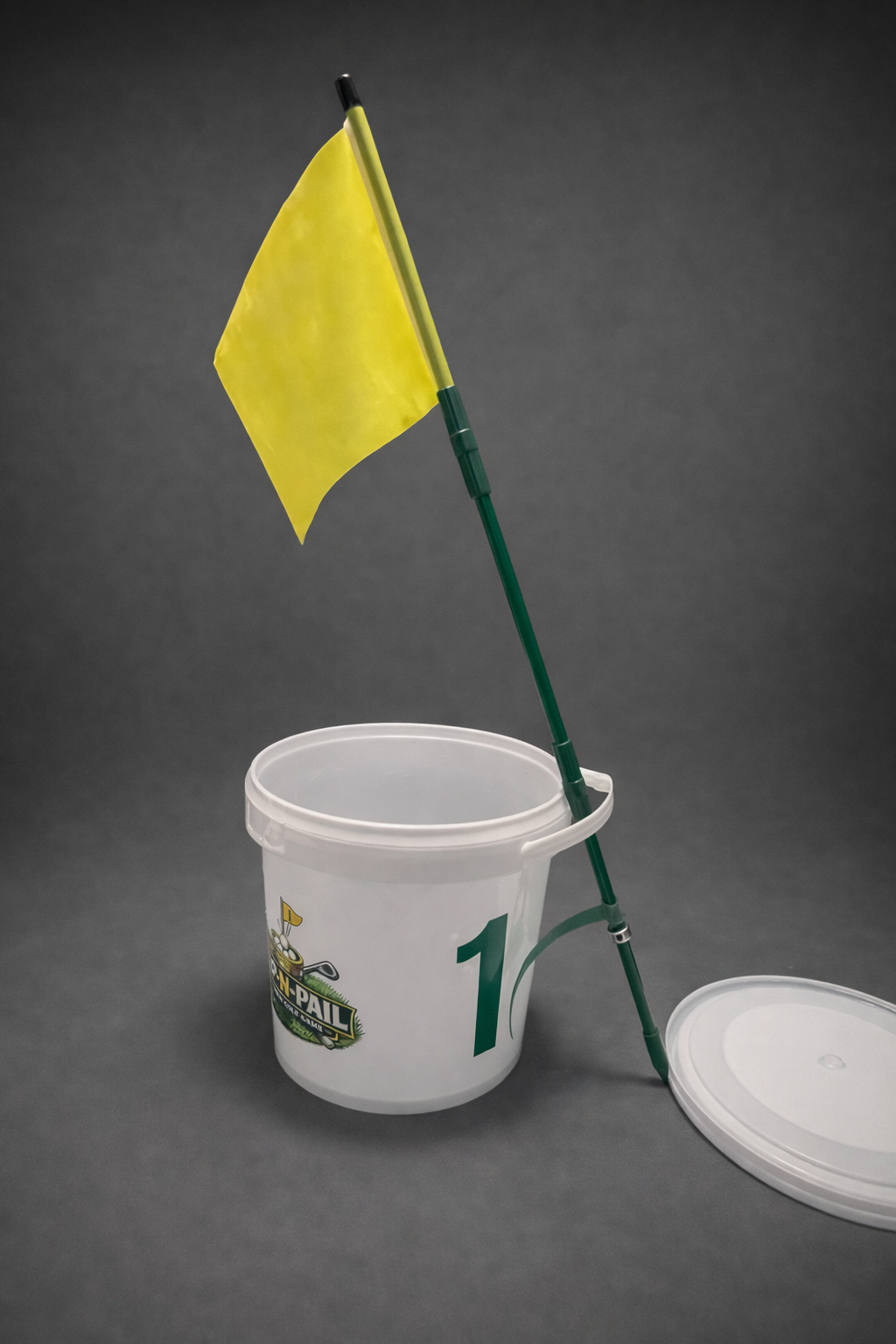 Backyard Golf Game - Chip-N-Pail WHITE (Full 9 Holes) AZALEA EDITION