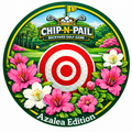 Backyard Golf Game - Chip-N-Pail CLEAR (Full 9 Holes)  AZALEA EDITION