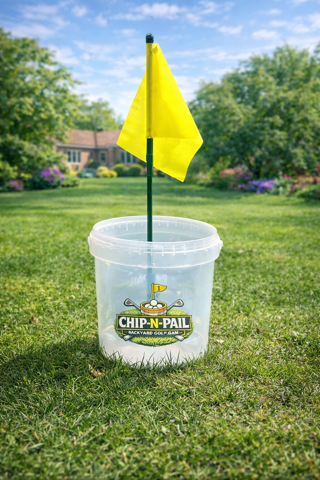 Backyard Golf Game - Chip-N-Pale CLEAR (Full 9 Holes) LAUNCH EDITION
